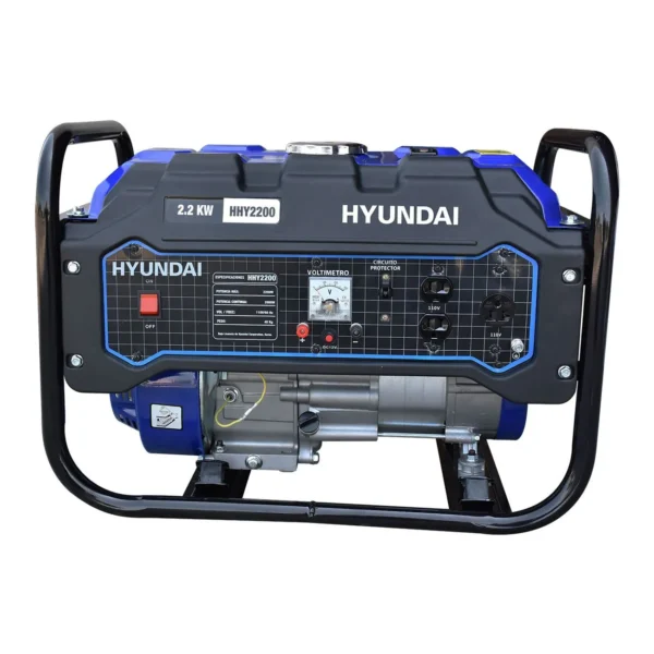 GENERADOR HYUNDAI PORTATIL 2.0-2.2 KW C/MOTOR 6.5 HP - HHY2200 - Imagen 2