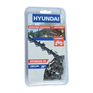 CADENA EN BLISTER 20″ PASO .325″ 1.3 MM 38 DIENTES 76 ESLABONES HYUNDAI – HYCM325-76