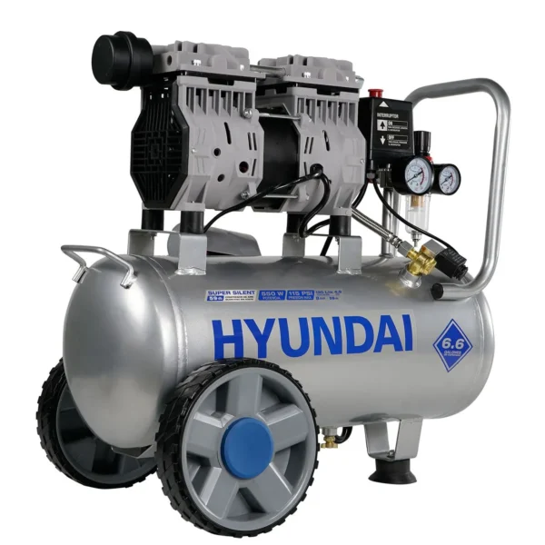 COMPRESOR ELECTRICO 0.75 HP HYUNDAI 25 LITROS 110V-60HZ - HYK2525 - Imagen 2