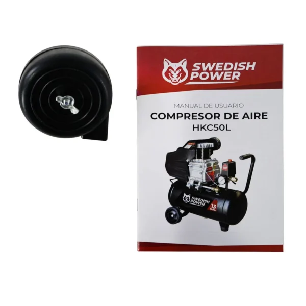 COMPRESOR DE AIRE SWEDISH HUSKY POWER 50 LITROS 3.5 HP - HKC50L - Imagen 10