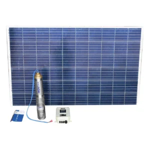 BOMBA DE AGUA SOLAR HYUNDAI 1 HP SALIDA 1 1/4″ C/4 PANELES SOLARES – SUN100X