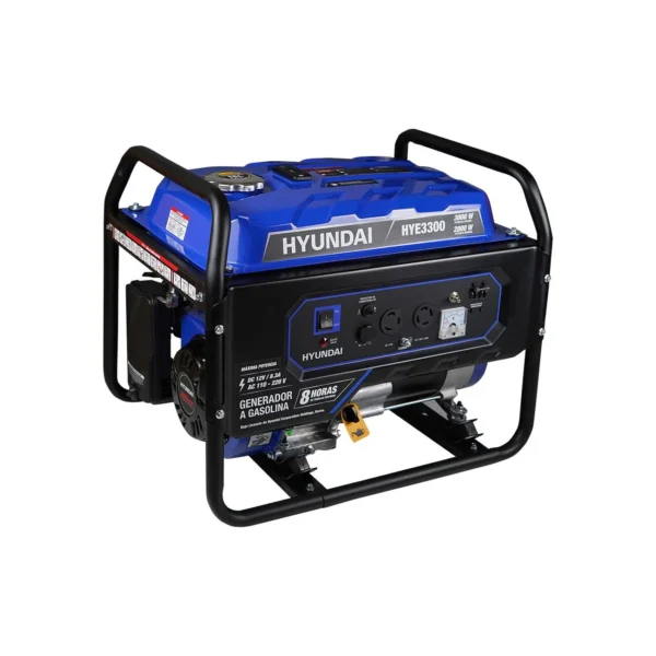 GENERADOR PROFESIONAL HYUNDAI POTENCIA MAXIMA 3000W 110V/220V - HYE3300 - Imagen 2