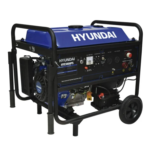 GENERADOR PROFESIONAL A GASOLINA HYUNDAI C/MOTOR 15 HP 3800W - HYE3800PS