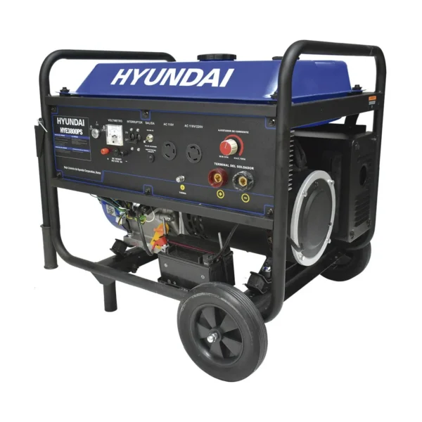 GENERADOR PROFESIONAL A GASOLINA HYUNDAI C/MOTOR 15 HP 3800W - HYE3800PS - Imagen 3