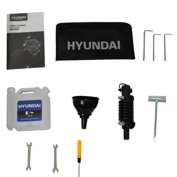 MOTOPERFORADORA HYUNDAI 80X20CM C/MOTOR 2.5HP/52CC - HHP520XT - Imagen 6