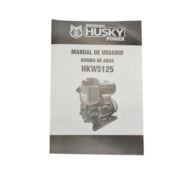 BOMBA DE AGUA ELÉCTRICA SWEDISH HUSKY POWER 370W 1/2HP AUTOCEBANTE 1X1 - HKW5125 - Imagen 5