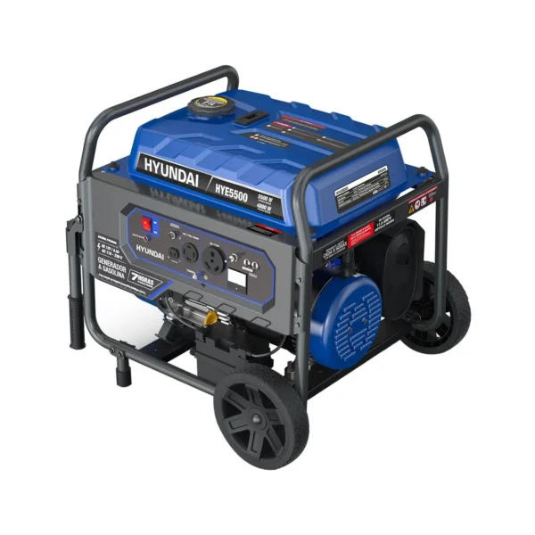 GENERADOR PORTÁTIL HYUNDAI 5500W C/MOTOR 10 HP 110V/220V - HYE5500 - Imagen 3