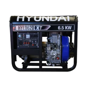 GENERADOR PROFESIONAL DIESEL 6.5 KW HYUNDAI 12 HP TRIFÁSICO – HYED620XT