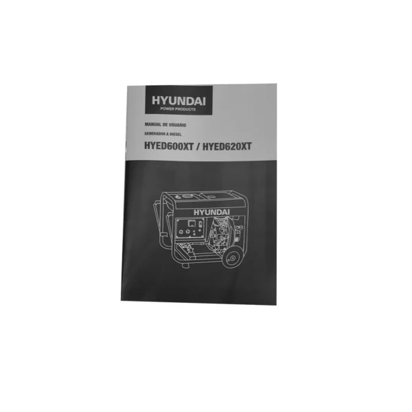 GENERADOR PROFESIONAL DIESEL 6.5 KW HYUNDAI 12 HP TRIFÁSICO - HYED620XT - Imagen 8