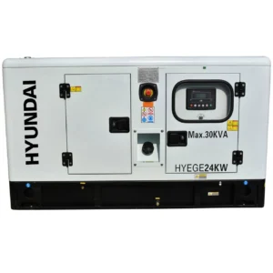 GENERADOR ESTACIONARIO HYUNDAI 30 KVA/24 KW 40 HP – HYEGE24KW