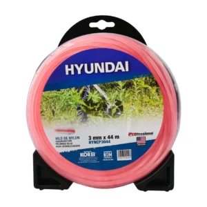 HILO NYLON CUADRADO CON POLIMERO ROJO PARA DESMALEZADORA 3.3MM X 36M – HYNCP3336