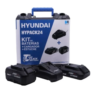 KIT 2 BATERIAS 2.0 MAH/4.0MAH/ 1 CARGADOR HYUNDAI P/HERRAMIENTA 20V – HYPACK24