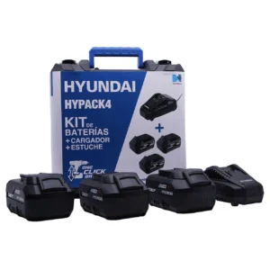 KIT 3 BATERIAS 4.0 MAH/ 1 CARGADOR HYUNDAI P/HERRAMIENTA 20V – HYPACK4