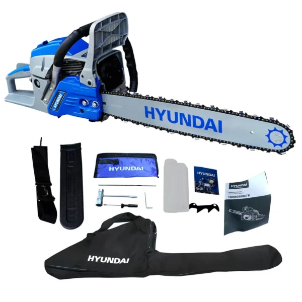 MOTOSIERRA HYUNDAI 20 PULGADAS 2.7 HP PASO 0.325" C/BOLSA DE TRANSPORTE - TURBO600XTB