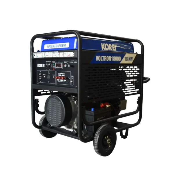 GENERADOR PROFESIONAL TRIFASICO KOREI C/MOTOR 35 HP 18KW 110V/220V - VOLTRON18000 - Imagen 5