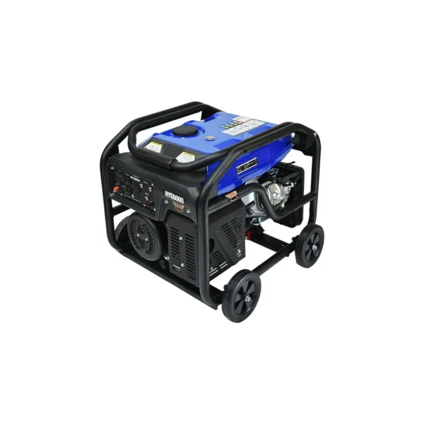 GENERADOR PROFESIONAL HYUNDAI 6000W C/MOTOR 13.1 HP 110V/220V - HYE6000 - Imagen 3