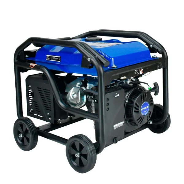 GENERADOR PROFESIONAL HYUNDAI 7250W C/MOTOR 15 HP 110V/220V - HYE7250 - Imagen 7