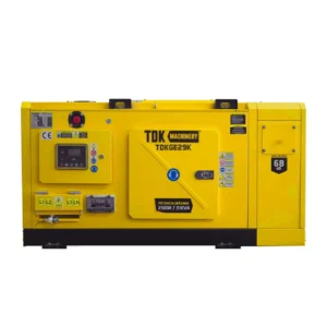 MINI GENERADOR ESTACIONARIO TDK 23KW/29KVA 220V/127V C/PRECALENTADOR – TDKGE29K